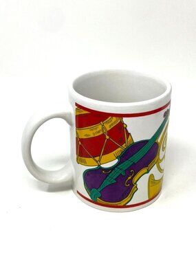 Vintage Signature Housewares Mug Holiday Splendor by Riviera Van Beers Stoneware